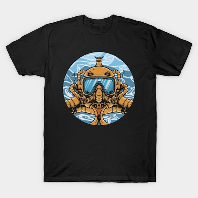 Aquatic Explorer's Odyssey,adventure,christimas T-Shirt by designe stor 